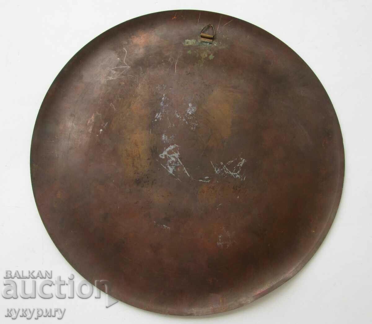 Δημοπρασία Παλιό χαραγμένο διακοσμητικό πιάτο με αντίκες μοτίβα πάνελ τοίχου Δημοπρασία Παλιό χαραγμένο διακοσμητικό πιάτο με αντίκες μοτίβα πάνελ τοίχου