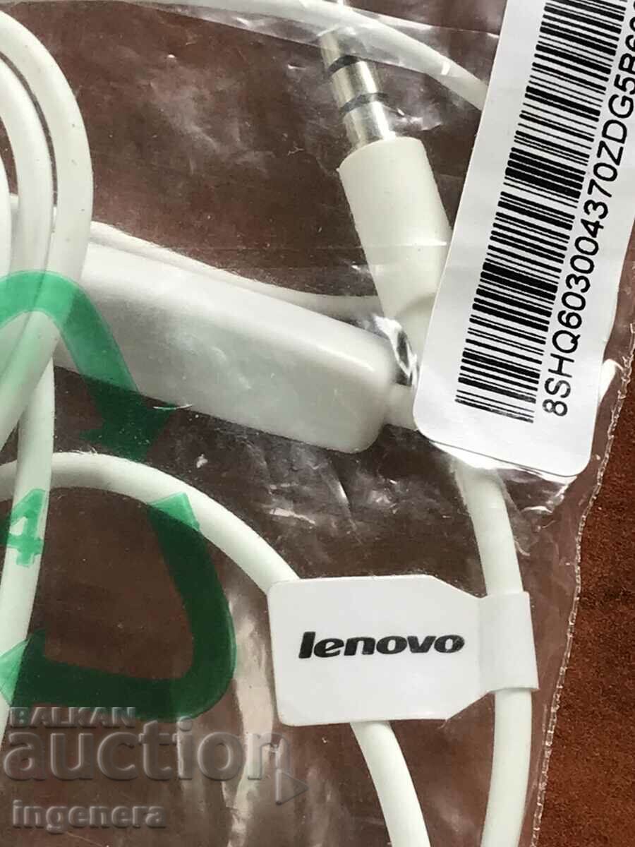 HANDSFREE HEADPHONES LENOVO NEW with price 8.00 BGN | € 4.09