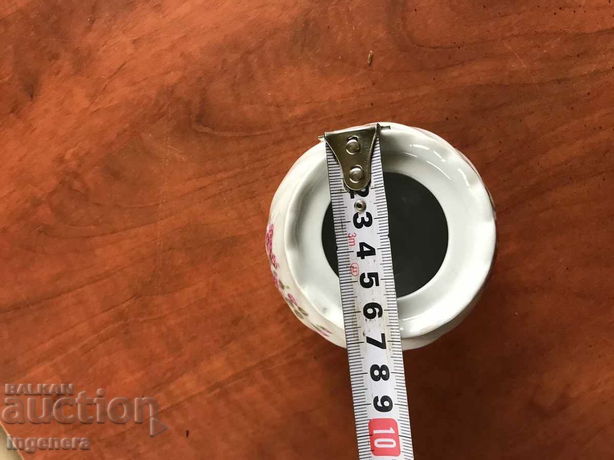 PORCELAIN SUGAR BOWL BULGARIA - 6 PORCELAIN SUGAR BOWL BULGARIA - 6