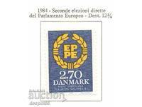 1984. Дания. Вторите избори за Европейски парламент.