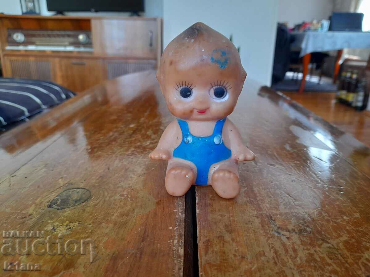 Old rubber baby toy