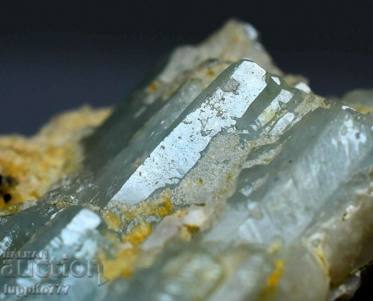 natural beryl aquamarine on matrix unique 54 grams - 5 natural beryl aquamarine on matrix unique 54 grams - 5