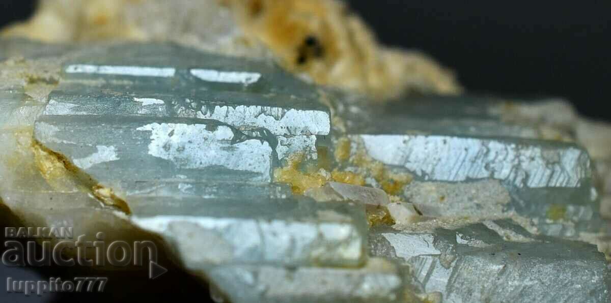 natural beryl aquamarine on matrix unique 54 grams - 7 natural beryl aquamarine on matrix unique 54 grams - 7