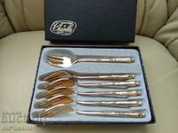 Attractive forks with gilding top DESIGN, French
