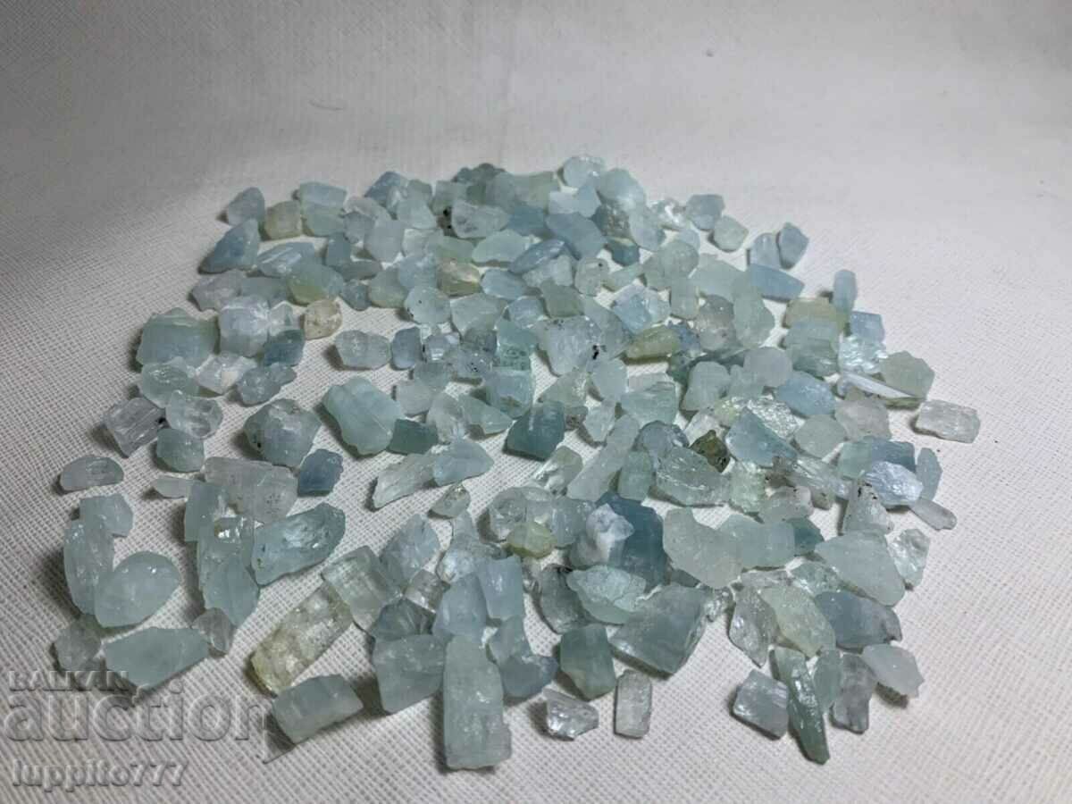 φυσικός beryl aquamarine παρτίδα 100 g facet ποιότητα 80+ τεμ με τιμή 1350.00 BGN | € 690.24 φυσικός beryl aquamarine παρτίδα 100 g facet ποιότητα 80+ τεμ με τιμή 1350.00 BGN | € 690.24