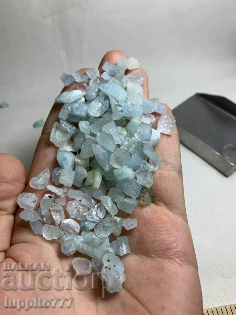 φυσικός beryl aquamarine παρτίδα 100 g facet ποιότητα 80+ τεμ - 5 φυσικός beryl aquamarine παρτίδα 100 g facet ποιότητα 80+ τεμ - 5