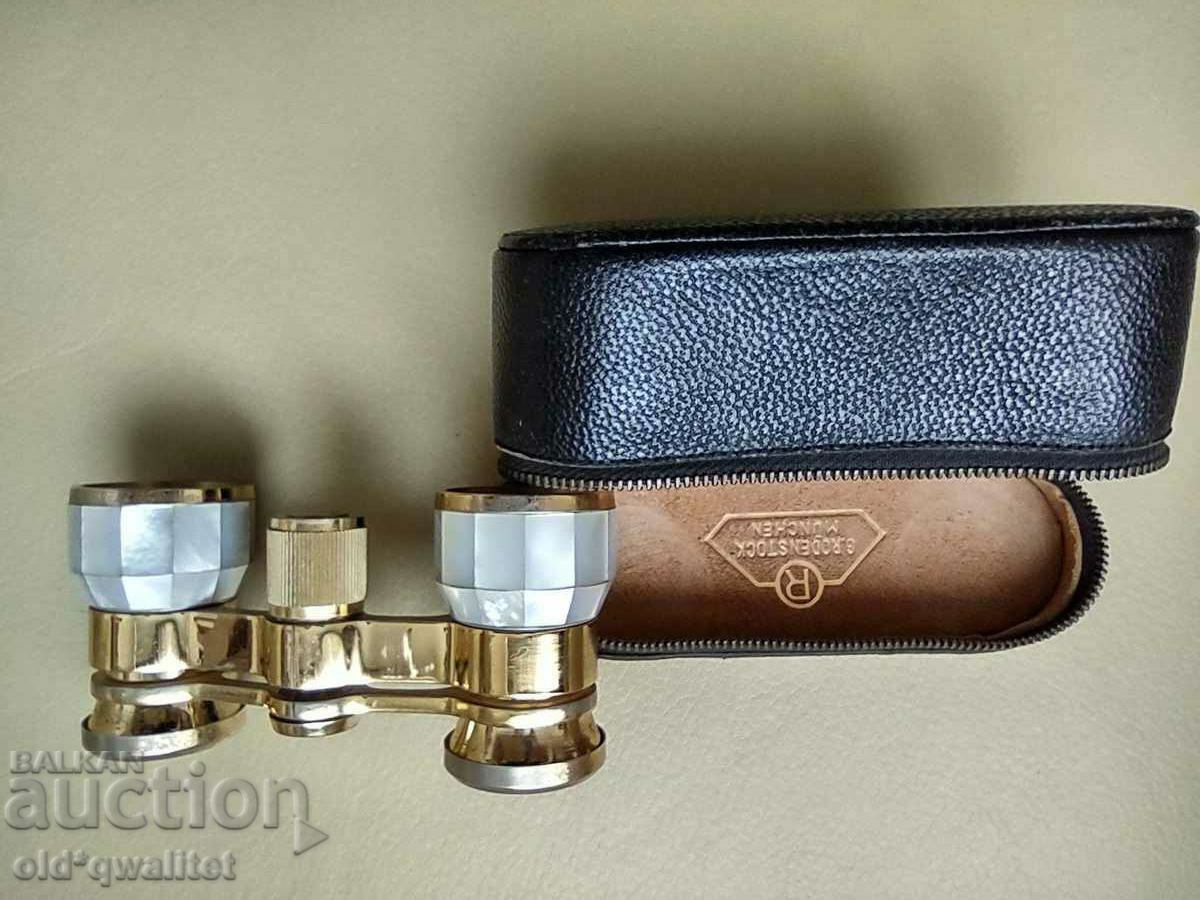 Binoclu de teatru cu sidef, calitate germană, Munchen cu preț 497.00 BGN | € 254.11 Binoclu de teatru cu sidef, calitate germană, Munchen cu preț 497.00 BGN | € 254.11