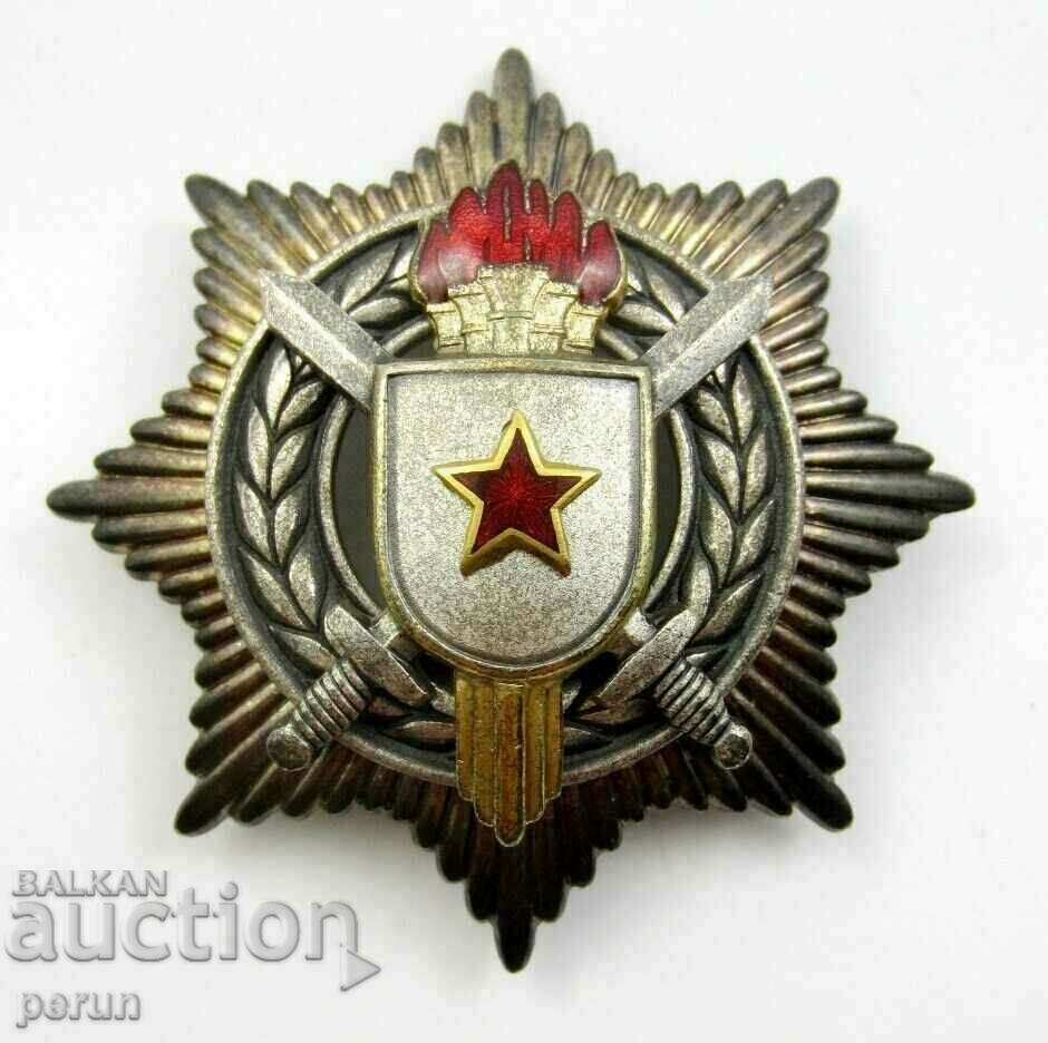 Орден за военни заслуги с мечове-3та степен-Югославия-Сребро