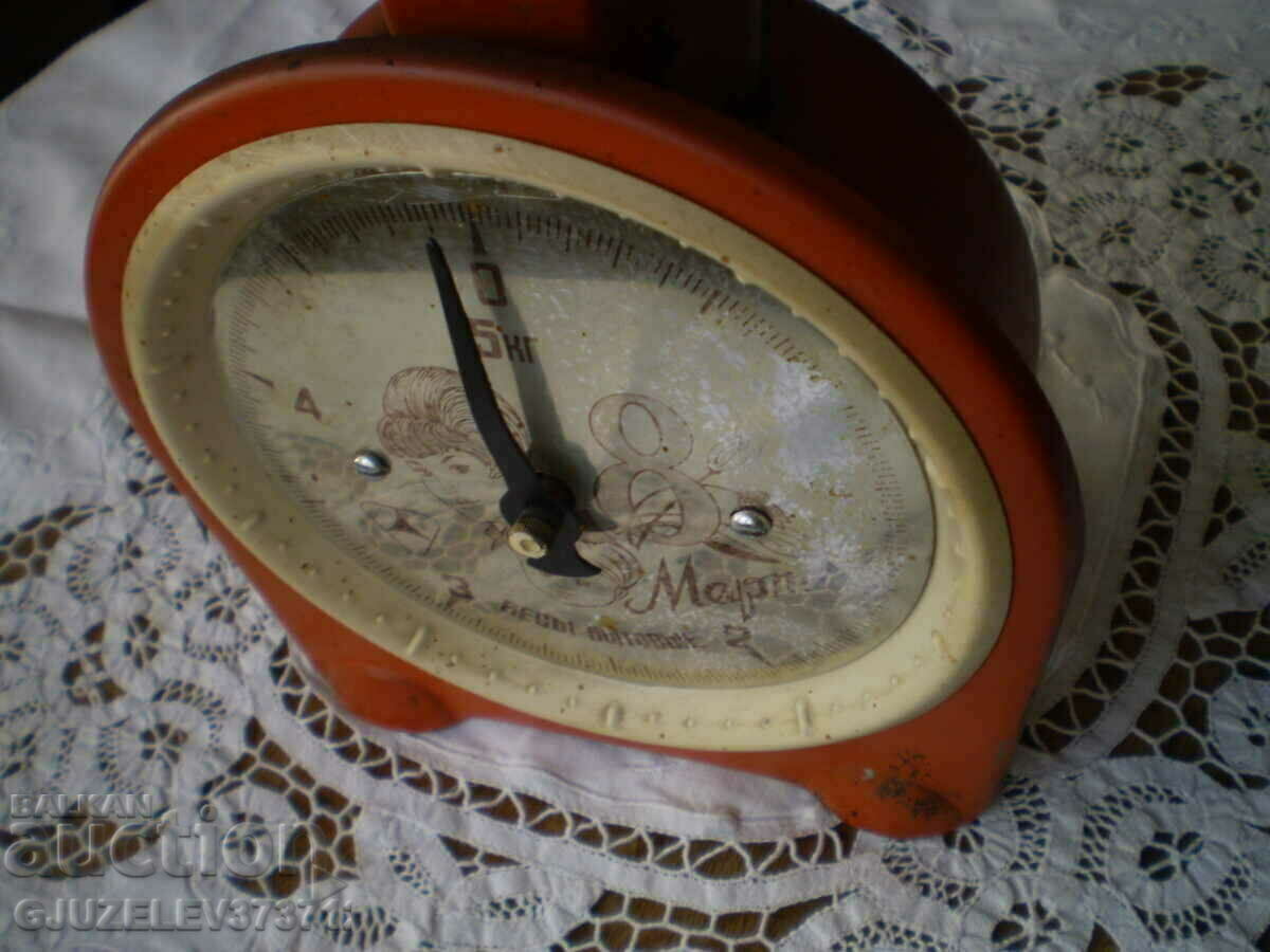 8-MARCH USSR OLD HOUSEHOLD SCALE with price 30.00 BGN | € 15.34