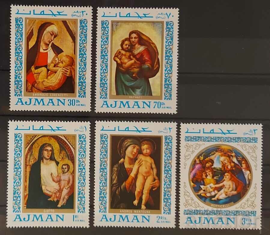 Ajman 1968 Τέχνη/Ζωγραφική MNH
