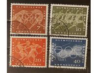 Σφραγίδα Αθλητικών/Ολυμπιακών Αγώνων Γερμανίας 1960