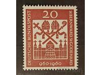 Germany 1960 Religion/Buildings MNH