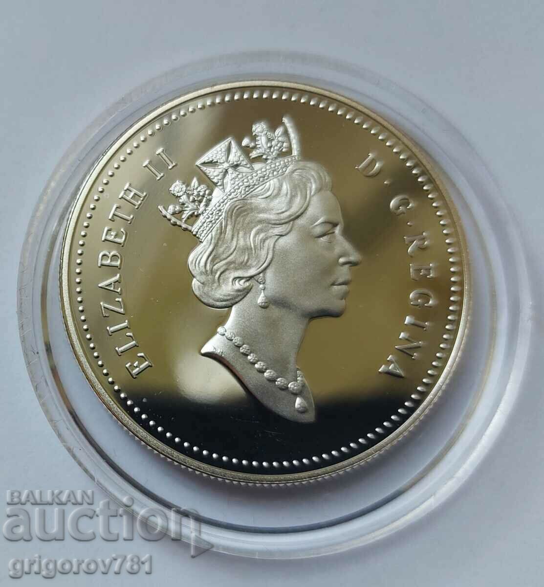1 Dollar Silver Canada 1991 Proof - Ασημένιο νόμισμα με τιμή € 28.12 | 55.00 BGN 1 Dollar Silver Canada 1991 Proof - Ασημένιο νόμισμα με τιμή € 28.12 | 55.00 BGN