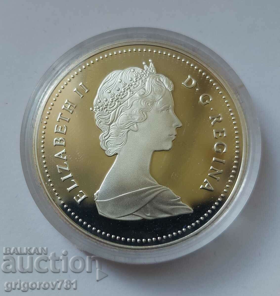 1 Dollar Silver Canada 1986 Proof - Ασημένιο νόμισμα με τιμή € 28.12 | 55.00 BGN