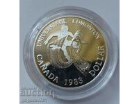 1 долар сребро Канада 1983 пруф -  сребърна монета