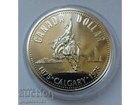 1 dolar argint Canada 1975 - monedă de argint