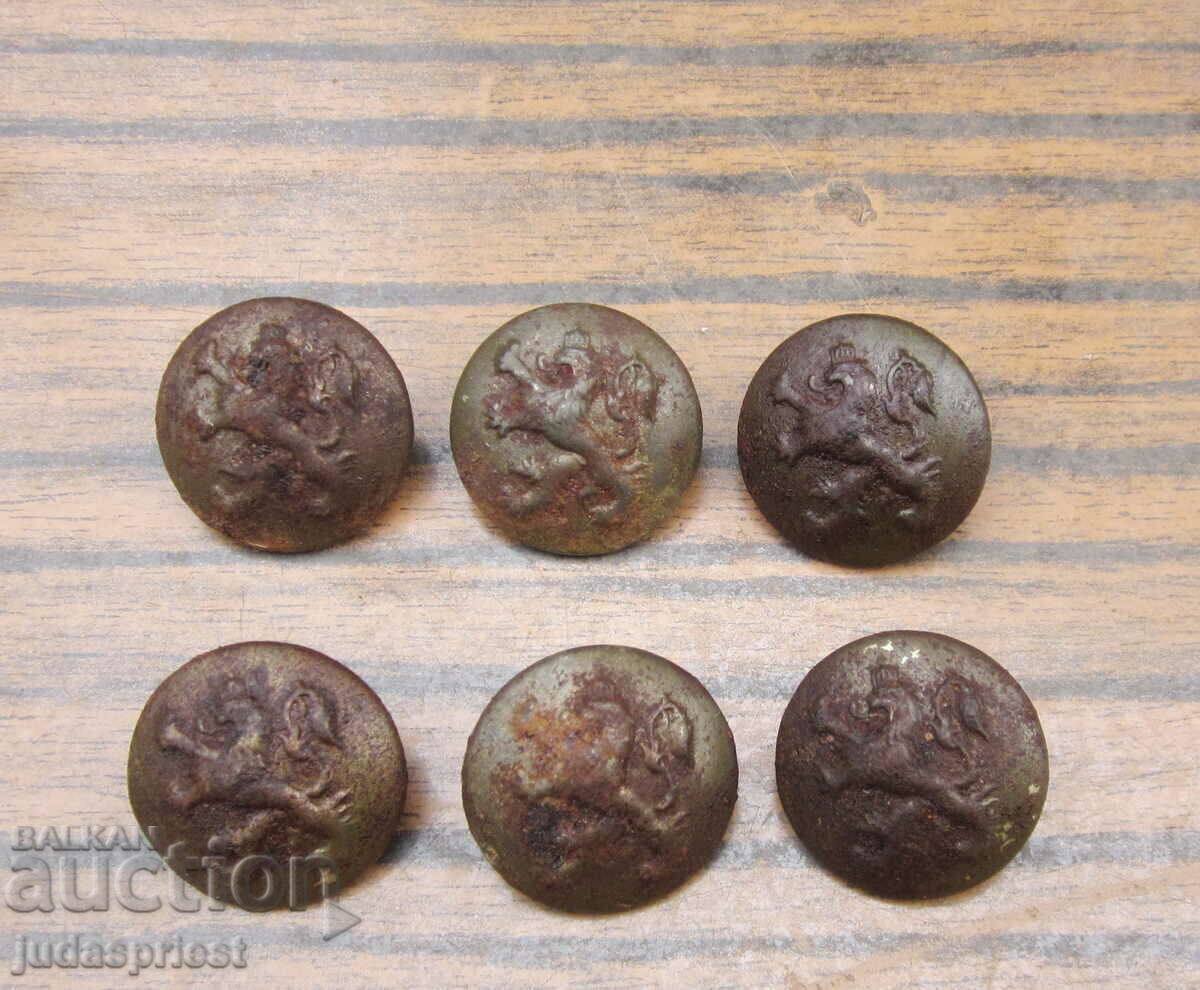 Kingdom of Bulgaria military buttons for the Bulgarian Royal Jacket with price 20.00 BGN | € 10.23