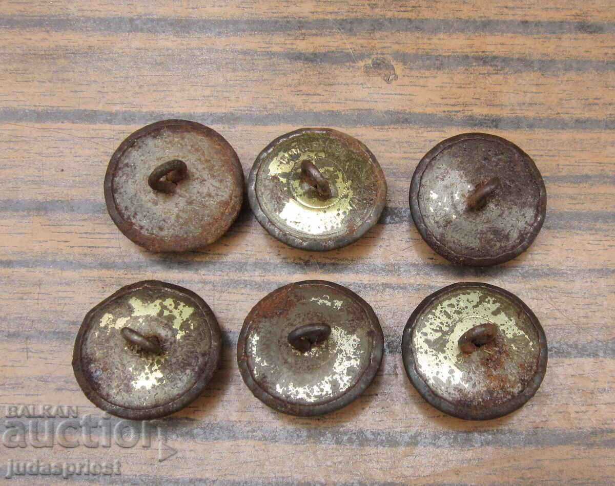 Kingdom of Bulgaria military buttons for the Bulgarian Royal Jacket - 5