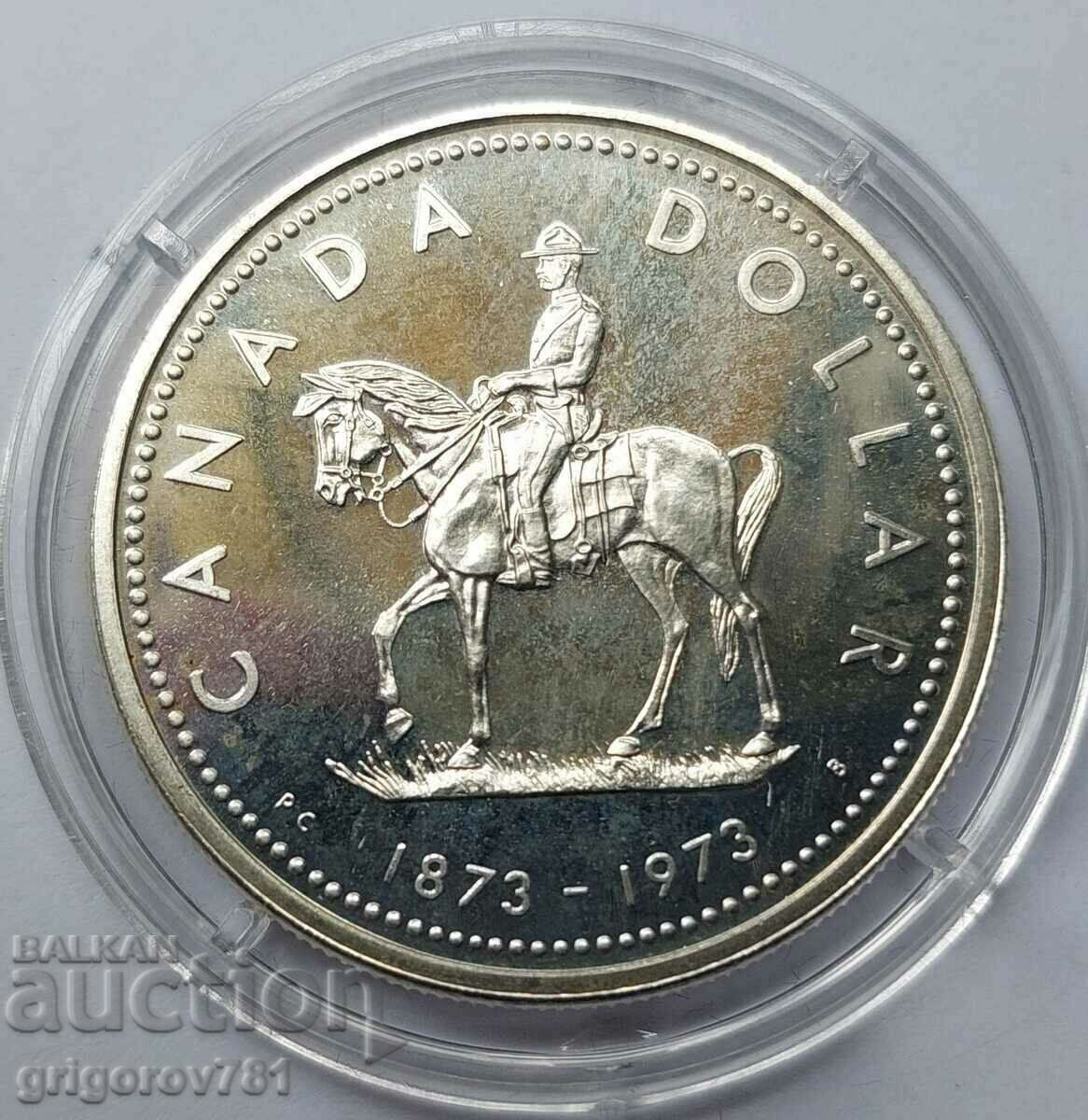 1 долар сребро Канада 1973  -  сребърна монета