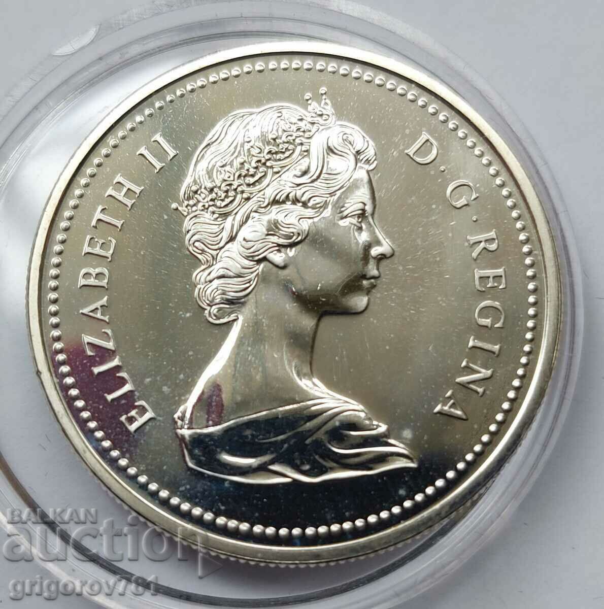 Ασημένιο 1 δολάριο Καναδάς 1976 - ασημένιο νόμισμα με τιμή € 28.12 | 55.00 BGN