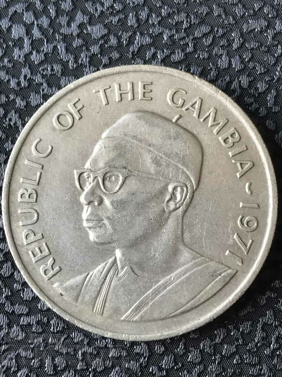 Gambia 50 butut 1971 African cow with price 9.00 BGN | € 4.60 Gambia 50 butut 1971 African cow with price 9.00 BGN | € 4.60