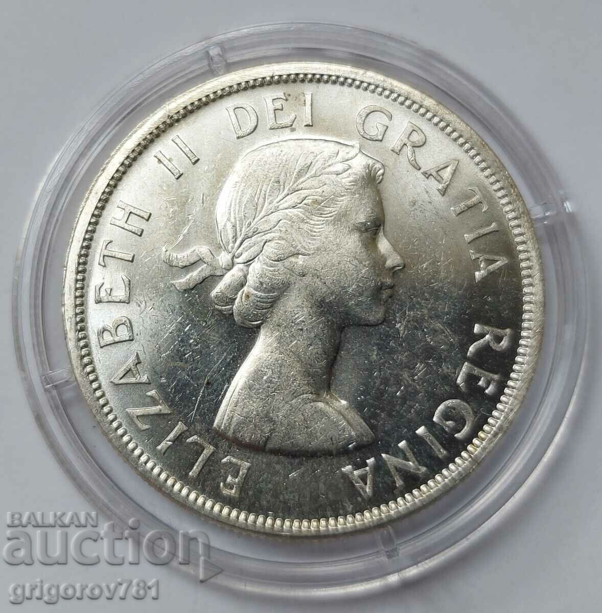 1 долар сребро Канада 1958 - сребърна монета с цена € 33.23 | 64.99 лв. 1 долар сребро Канада 1958 - сребърна монета с цена € 33.23 | 64.99 лв.