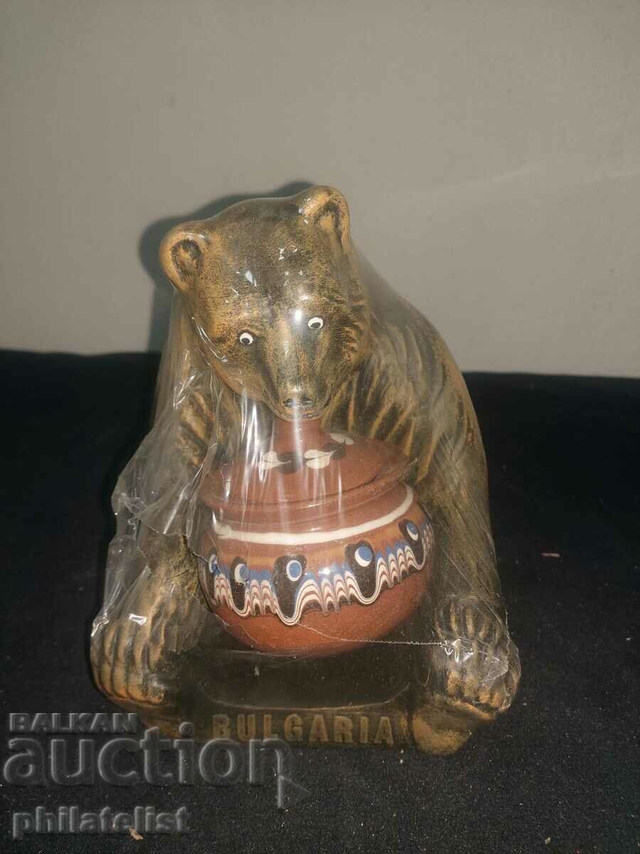 Figurine - Bear with a ceramic bowl with price 18.00 BGN | € 9.20 Figurine - Bear with a ceramic bowl with price 18.00 BGN | € 9.20