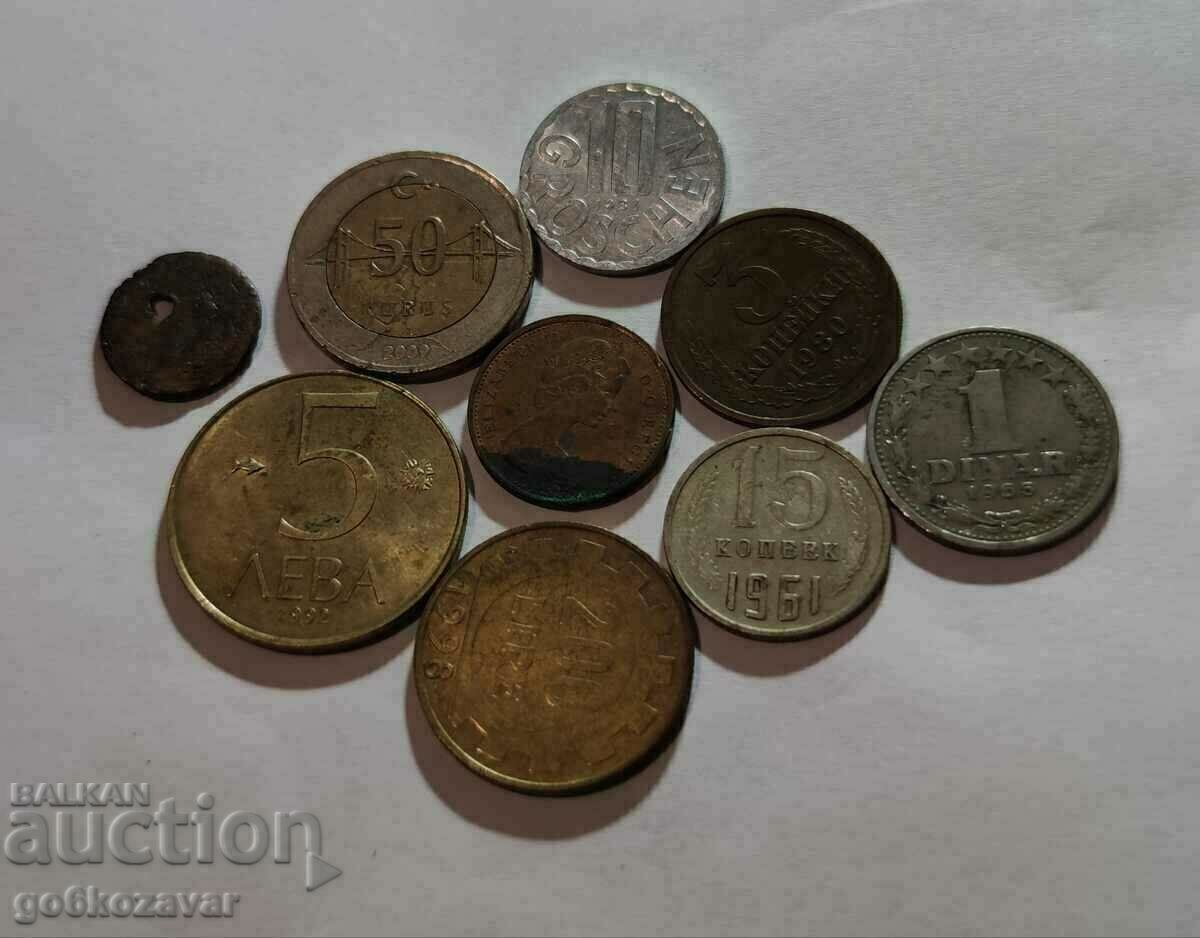 Coins lot 9 with price 2.20 BGN | € 1.12 Coins lot 9 with price 2.20 BGN | € 1.12