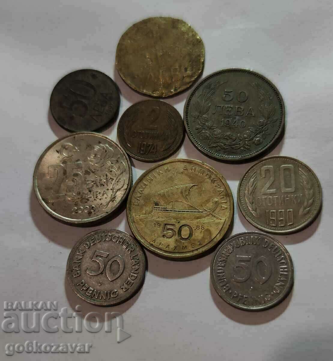 Монети лот 22 с цена 2.20 лв. | € 1.12 Монети лот 22 с цена 2.20 лв. | € 1.12