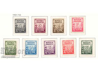 1951-53. Индонезия. Цифрови марки.