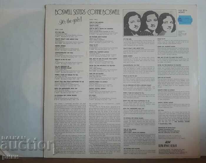 The Boswell Sisters / Connie Boswell – It's The Girls! 1982 with price 14.00 BGN | € 7.16 The Boswell Sisters / Connie Boswell – It's The Girls! 1982 with price 14.00 BGN | € 7.16