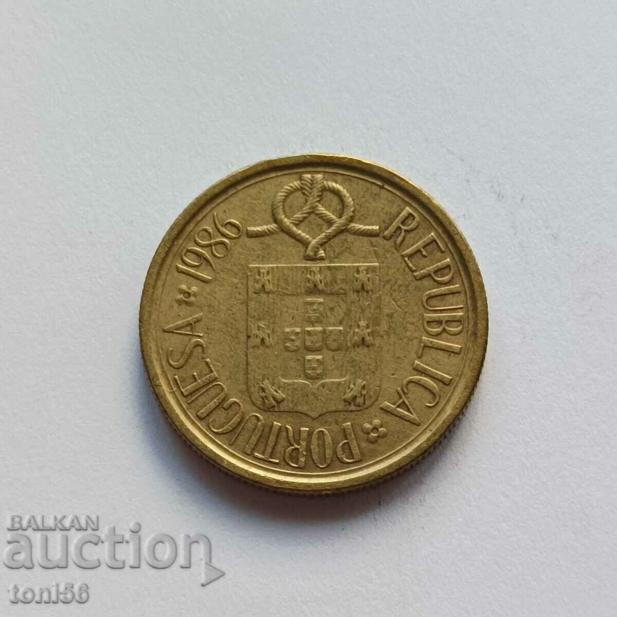 Portugal 5 Escudos 1986 with price 0.40 BGN | € 0.20 Portugal 5 Escudos 1986 with price 0.40 BGN | € 0.20