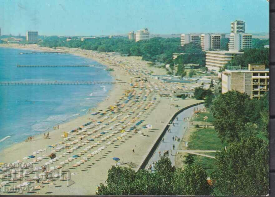 Ταχυδρομική κάρτα - Sunny Beach, 1984 D-20340-А, καθαρό