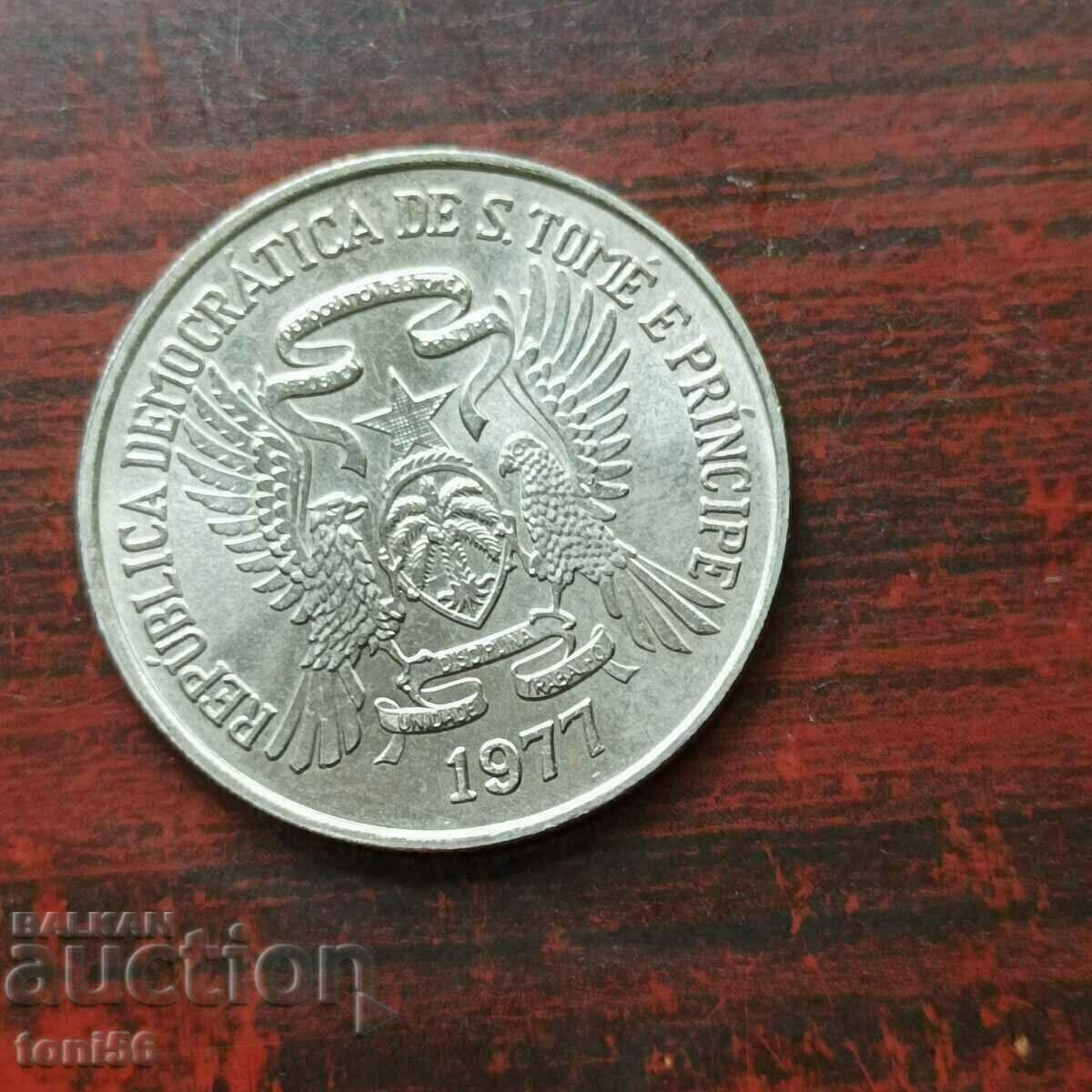 Sao Tome and Principe 20 dobras 1977 UNC with price 6.90 BGN | € 3.53 Sao Tome and Principe 20 dobras 1977 UNC with price 6.90 BGN | € 3.53