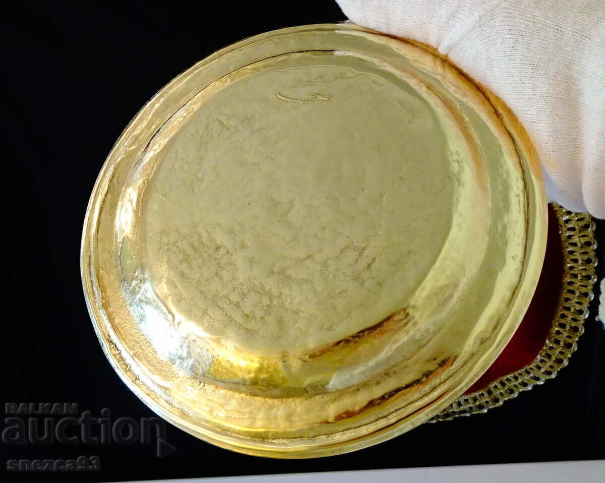 Bronze Plate Collini Austria 215 g, signed with price 25.00 BGN | € 12.78 Bronze Plate Collini Austria 215 g, signed with price 25.00 BGN | € 12.78