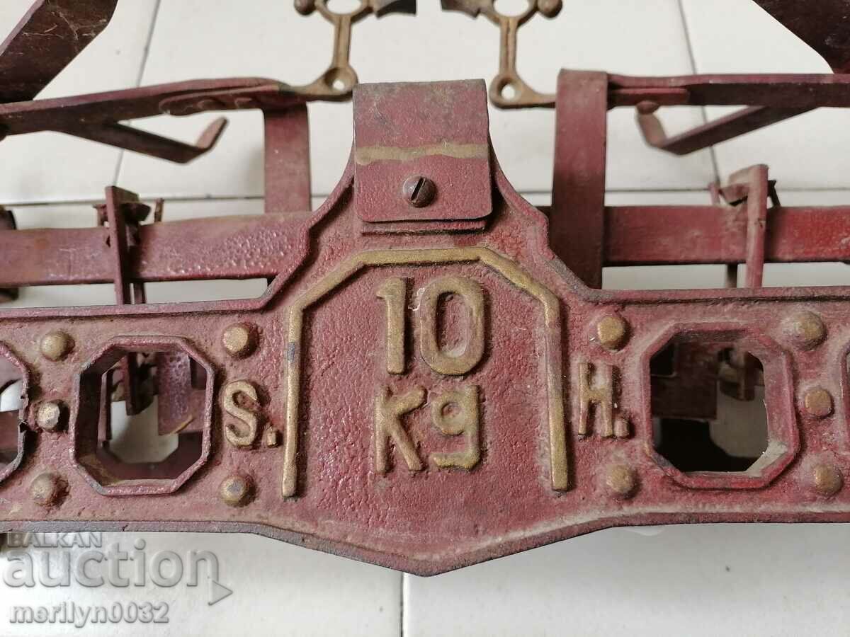 Old Viennese Scale Embossed Cast Iron Weighing Weight with price 145.00 BGN | € 74.14