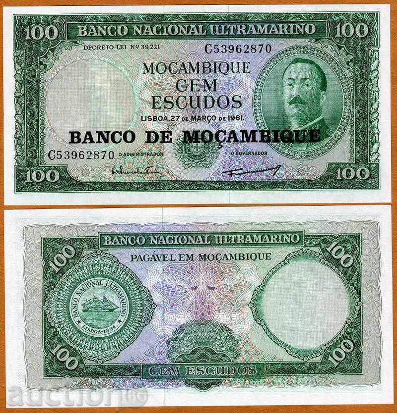 ZORBA AUCTIONS MOZAMBIC 100 ESCADE 1961 1976 UNC