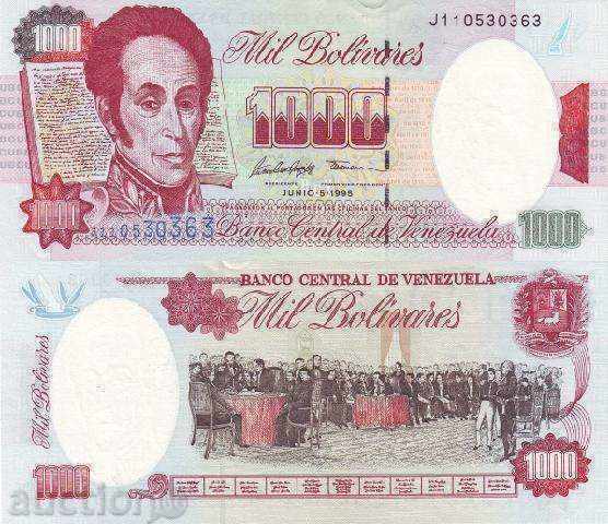 Zorba LICITAȚII VENEZUELEI 1000 Bolivar 1998 UNC