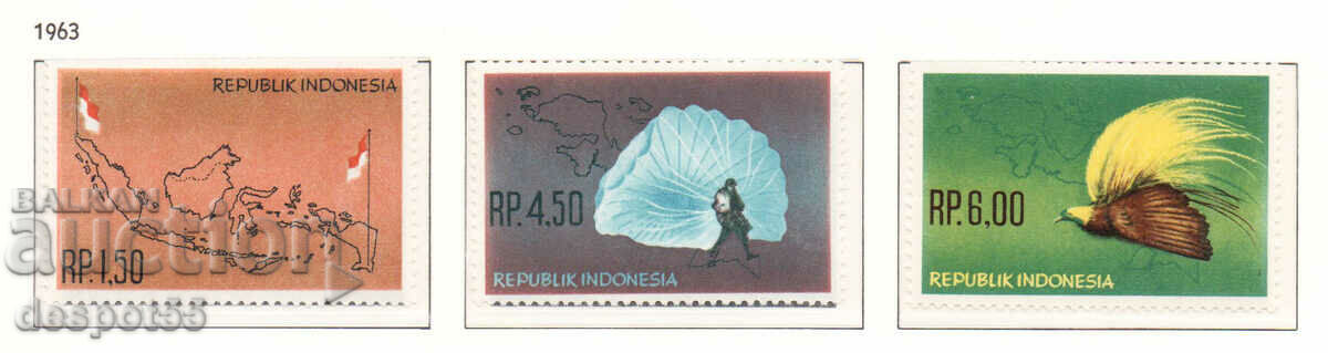 1963. Индонезия. Придобиване на Западен Ириан.