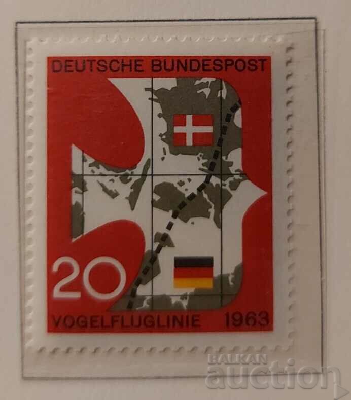 Germany 1963 Birds/Flags/Flags MNH