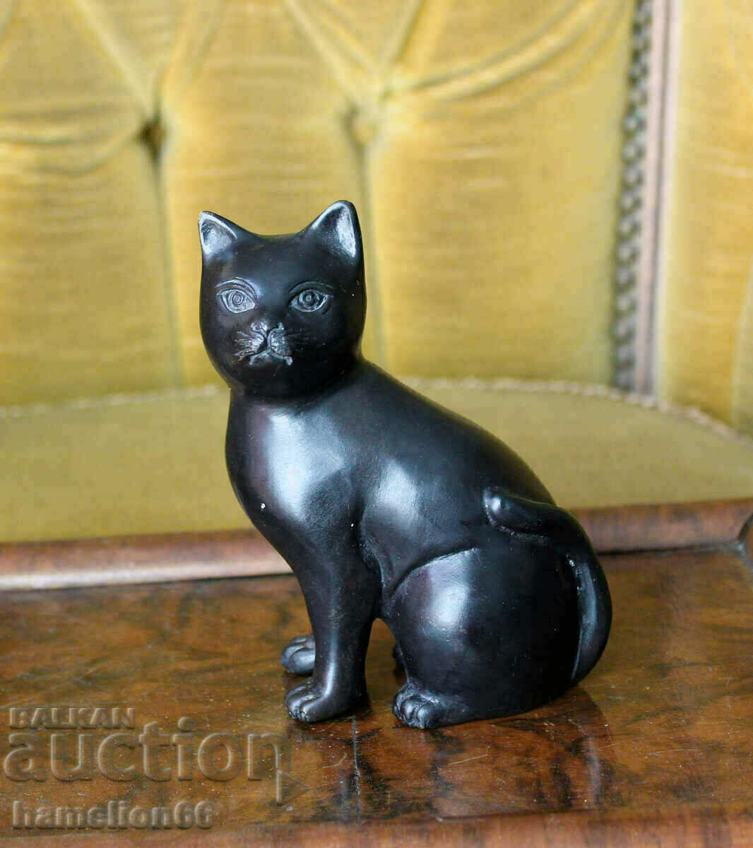Old bronze sculpture, kitten, patina - 7 Old bronze sculpture, kitten, patina - 7