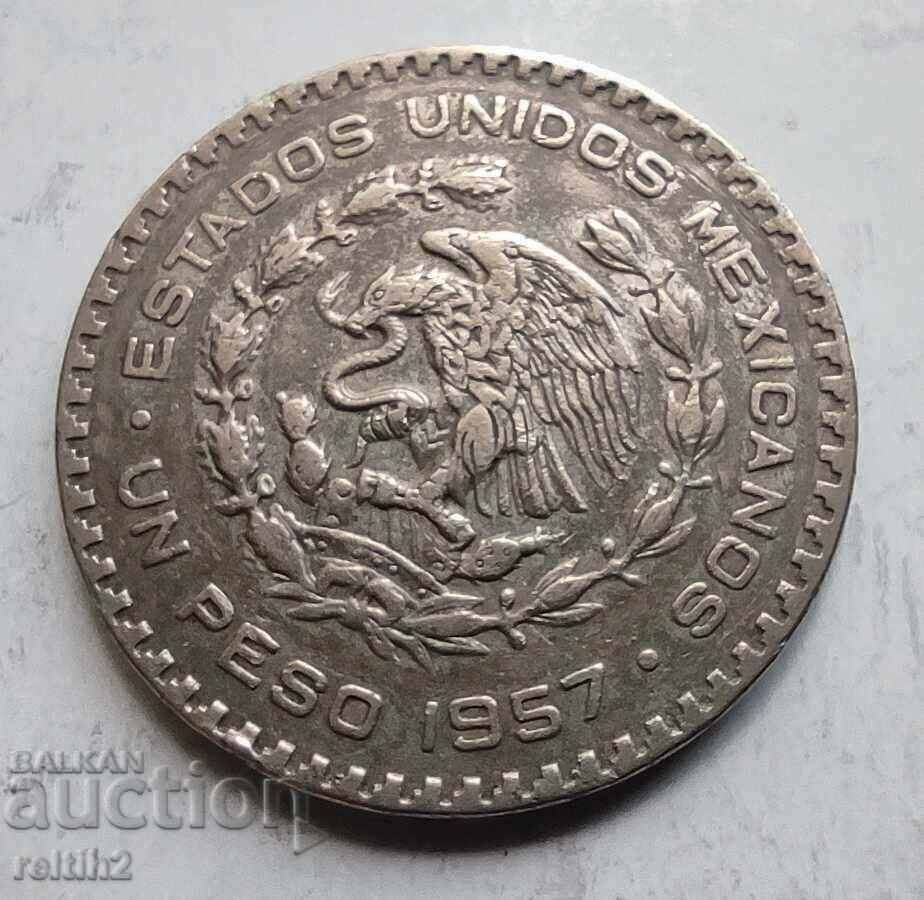 1 peso silver Mexico 1961 - 7 1 peso silver Mexico 1961 - 7