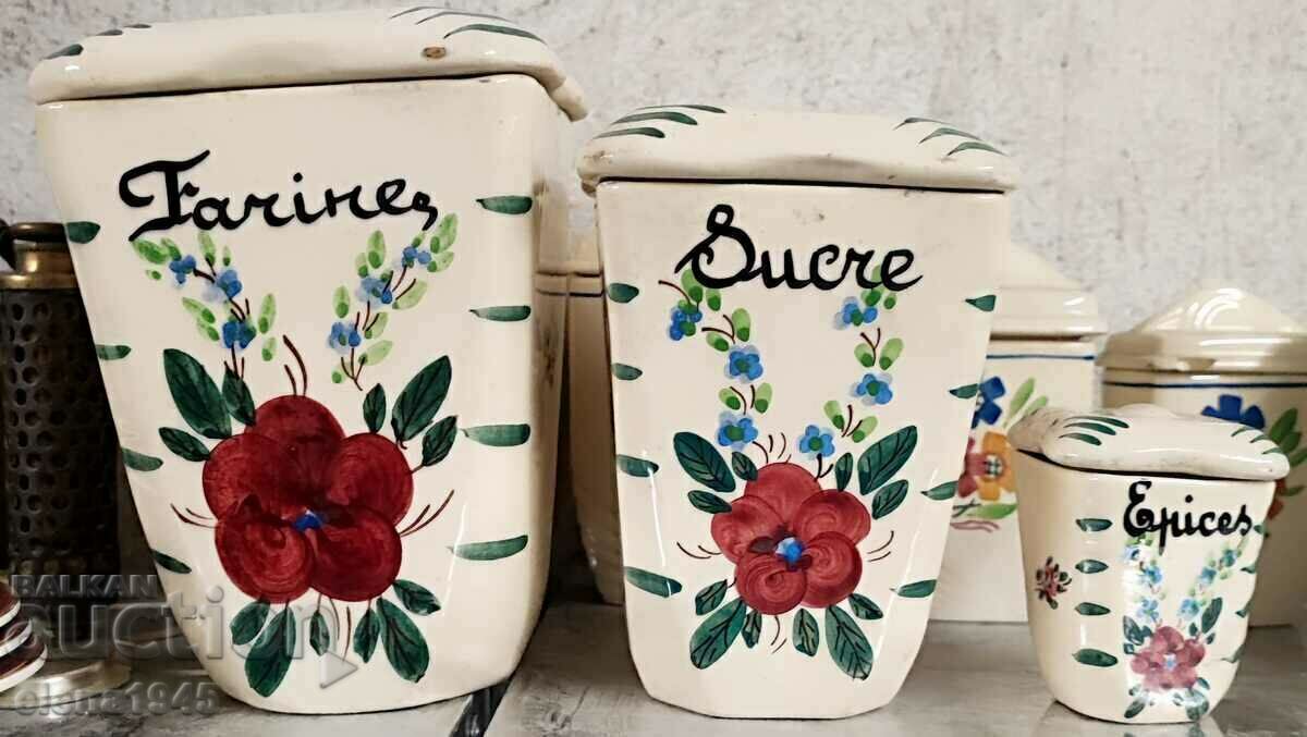 Kitchen storage jars