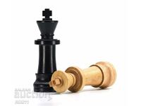 Дървена флашка 32 гб. във вормата на шахматна фигура Цар