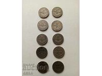 монети 10 ст0тинки 1913  година