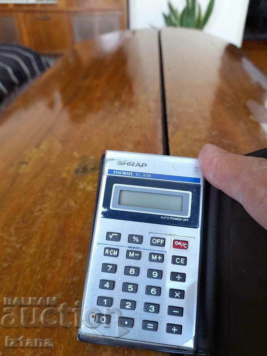 Auction  Old Sharp calculator