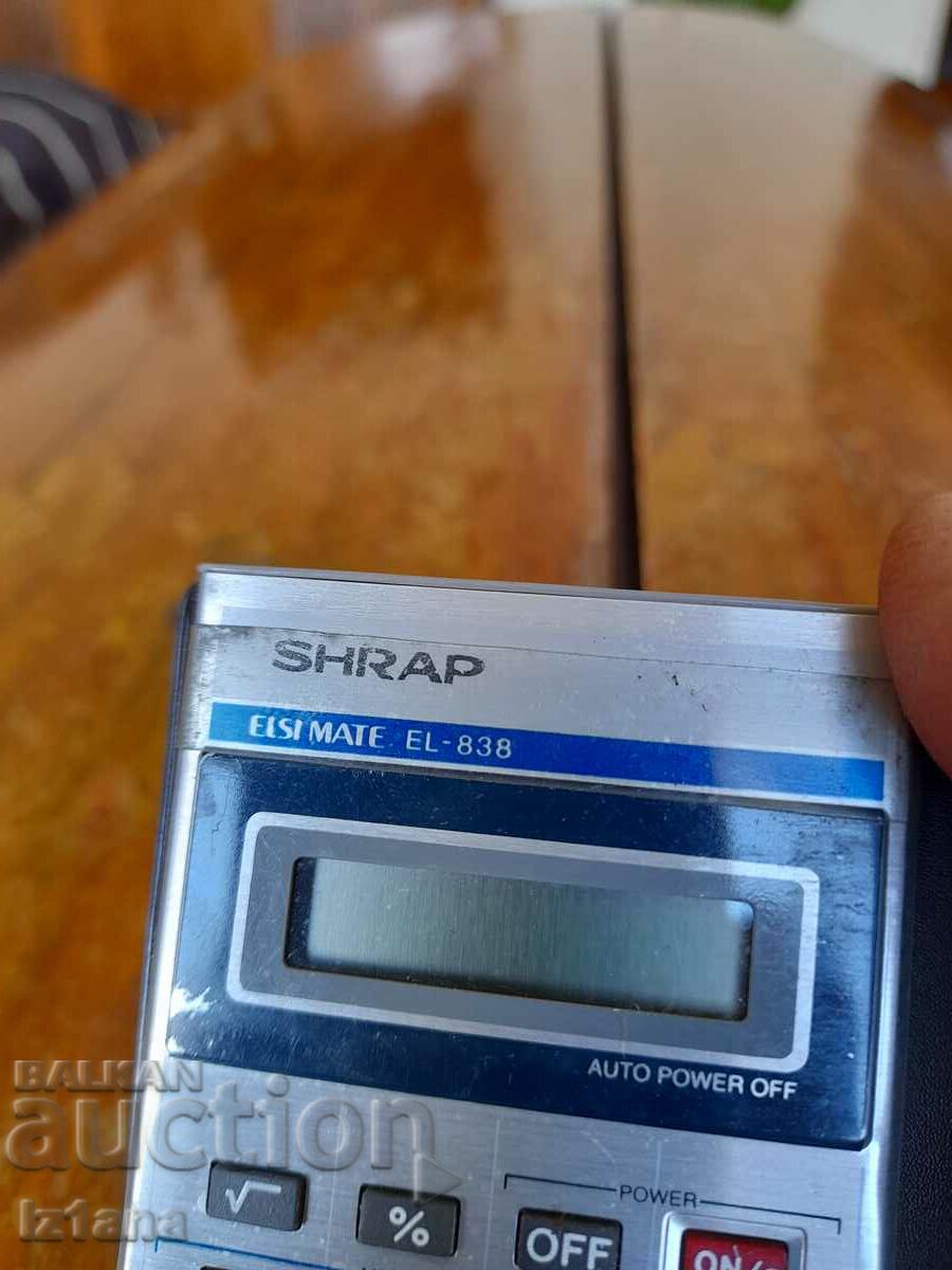 Delivery of Old Sharp calculator