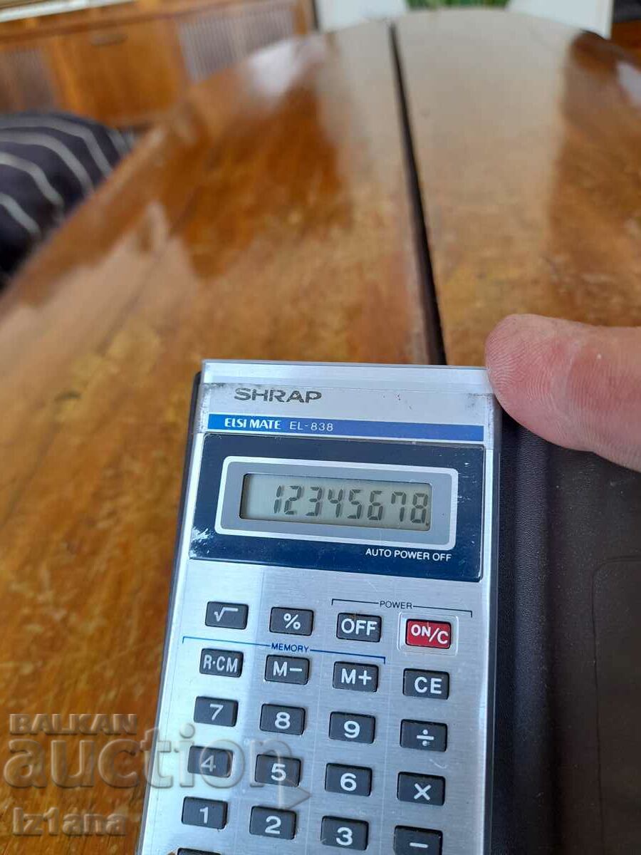 Old Sharp calculator - 5