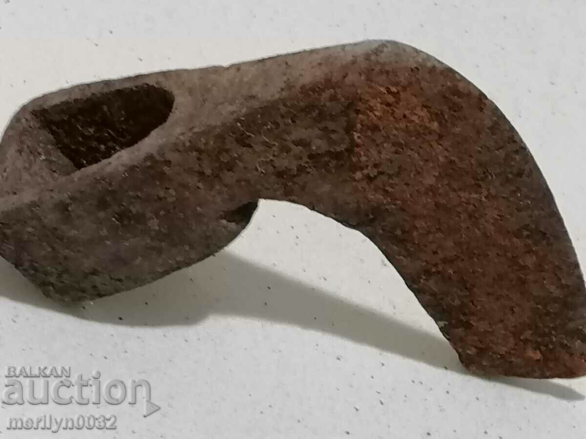 Auction An old ax, a torso, a toothbrush wrought iron Auction An old ax, a torso, a toothbrush wrought iron