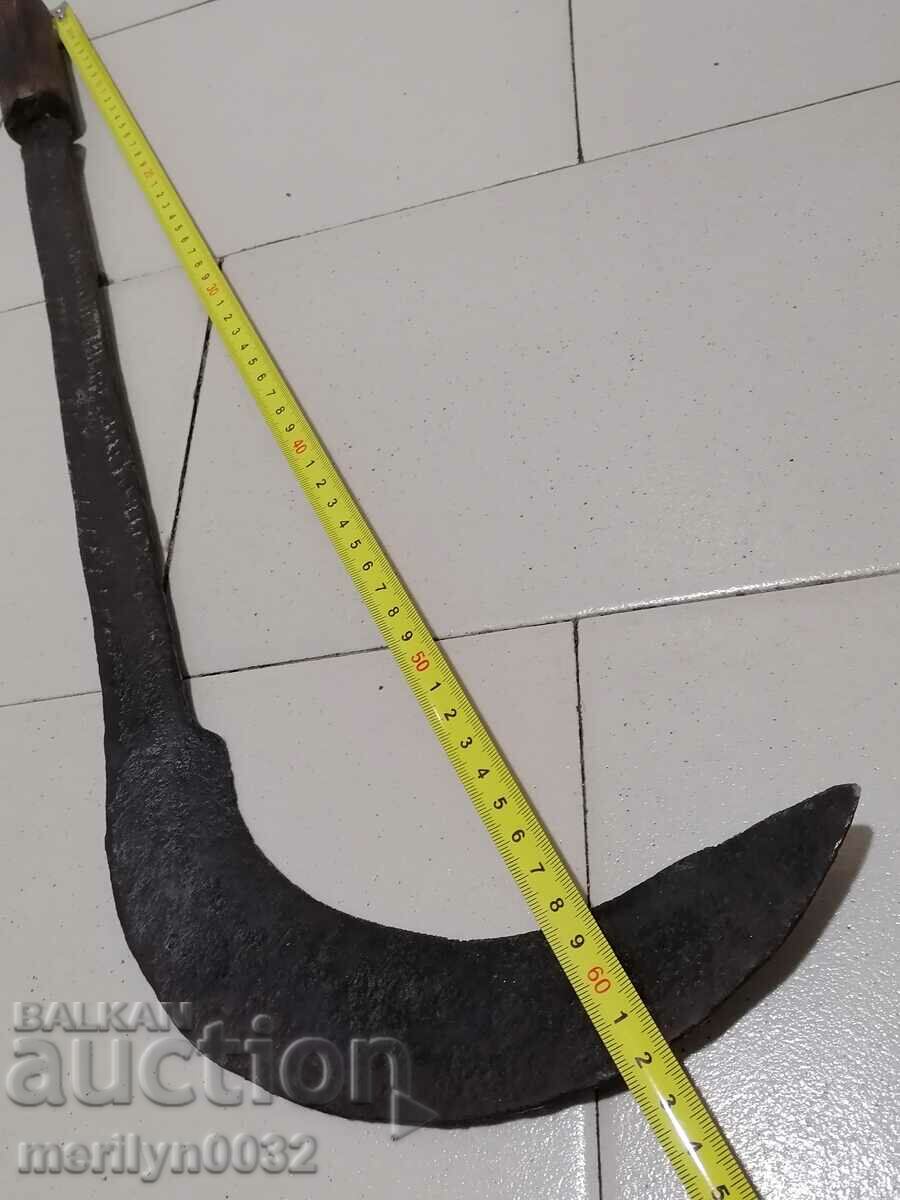 Delivery of Old forged knife, blade, wrought iron, knife, chopper Delivery of Old forged knife, blade, wrought iron, knife, chopper